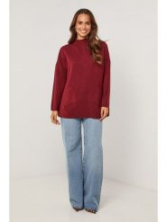 Soft Cashmere Sweter w kolorze bordowym rozmiar: 38/40. Czerwone swetry klasyczne damskie Soft Cashmere, z kaszmiru, bez kołnierzyka. Za 152.99 zł.