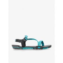 Sandały turystyczne damskie Xero Shoes Z-Trail EV. Czerwone sandały damskie XERO SHOES, bez wzorów, bez obcasa, bez zapięcia. Za 298.99 zł.