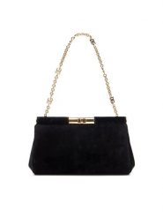 Dolce&Gabbana Torebka BB7620 A4195 Czarny. Czarne torebki wieczorowe damskie Dolce&Gabbana, bez wzorów, z materiału, bez dodatków. Za 8,369.00 zł.