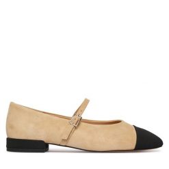 Baleriny Aldo. Brązowe balerinki damskie ALDO, bez wzorów. Za 419.99 zł.