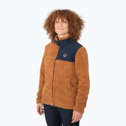 Bluza polarowa damska Wild Country Spotter. Brązowe bluzy damskie WILD COUNTRY, bez wzorów, z polaru, bez kaptura. Za 389.99 zł.