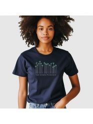 WOOOP Koszulka "Take me back to holidays" w kolorze granatowym rozmiar: XL. Niebieskie bluzki damskie Wooop, xl, bez wzorów, z bawełny, bez kołnierzyka, bez ramiączek. Za 56.99 zł.