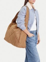 Roxy Torebka WBEOHP-ROXY-MZ-002-10 Beżowy. Brązowe shopper bag Roxy, bez wzorów, z materiału, bez dodatków. Za 79.99 zł.