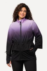 Damskie Kurtka funkcyjna HYPRAR hydrofobowa stójka. Czarne kurtki damskie Ulla Popken, plus size, bez wzorów, z elastanu, bez kaptura. Za 479.99 zł.