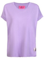 LIEBLINGSSTÜCK Koszulka w kolorze fioletowym rozmiar: 38. Różowe bluzki damskie LIEBLINGSSTÜCK, bez wzorów, bez kołnierzyka, bez ramiączek. Za 164.95 zł.