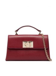 Furla Torebka 1927 Mini WE00423 ARE000 CN CGQ00 Bordowy. Czerwone torebki wieczorowe damskie Furla, bez wzorów, ze skóry, bez dodatków. Za 1,104.00 zł.