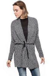 DAMSKI SWETER TOM TAILOR TWO COLORED CARDIGAN. Białe kardigany damskie Tom Tailor, xl, bez wzorów. W wyprzedaży za 59.99 zł.