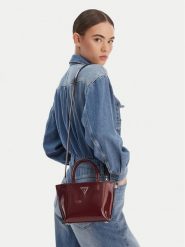 Guess Torebka Arnela Mini HWNY94 96750 Bordowy. Czerwone torebki klasyczne damskie Guess, ze skóry, bez dodatków. Za 589.99 zł.