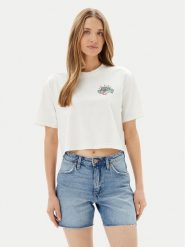 Volcom T-Shirt Alix 1 B3512505 Biały Boxy Fit. Białe t-shirty damskie Volcom, xs, bez wzorów, z bawełny, bez kołnierzyka. Za 99.99 zł.