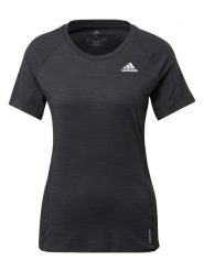 Adidas Koszulka sportowa w kolorze czarnym rozmiar: L. Czarne koszulki sportowe damskie Adidas, l, bez wzorów, z materiału, bez ramiączek, outdoorowe. Za 118.56 zł.