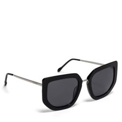 Okulary przeciwsłoneczne Nine West. Czarne okulary przeciwsłoneczne damskie Nine West. Za 149.99 zł.