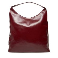 Torebka DeeZee. Czerwone shopper bag DeeZee, bez wzorów, bez dodatków. Za 149.99 zł.