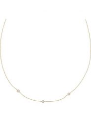 OR ÉCLAT Złoty naszyjnik "Mes perles" z perłami - dł. 42 cm rozmiar: onesize. Białe naszyjniki damskie Or Éclat, z perłą, złote. Za 826.99 zł.