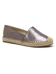 Foreverfolie Espadryle w kolorze antracytowym rozmiar: 36. Czarne espadryle damskie Foreverfolie, bez wzorów, bez obcasa. Za 79.03 zł.
