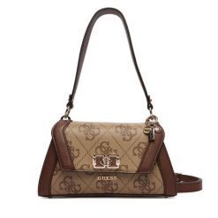 Torebka Guess. Brązowe torebki klasyczne damskie Guess, bez dodatków. Za 589.99 zł.