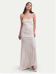 YAS Sukienka wieczorowa Dottea 26030334 Écru Slim Fit. Sukienki damskie YAS, bez wzorów, z syntetyku, wizytowe, bez ramiączek. Za 359.99 zł.
