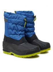 CMP Śniegowce Hanki 3.0 Snow Boots 3Q75674J Niebieski. Niebieskie buty zimowe chłopięce CMP, z materiału, bez zapięcia. Za 219.99 zł.