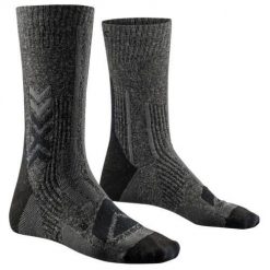 Skarpetki X-Socks Perform Merino Crew. Czarne skarpetki damskie X BIONIC, bez wzorów, z materiału. Za 159.60 zł.