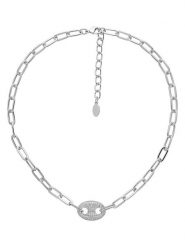 U.S. Polo Assn. Naszyjnik z elementem ozdobnym - dł. 40 cm rozmiar: onesize. Szare naszyjniki damskie U.S. Polo Assn., z kryształem, metalowe. Za 95.99 zł.