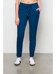 &Co Woman Spodnie "Penny" w kolorze granatowym rozmiar: 3XL. Niebieskie spodnie materiałowe damskie &Co Woman, bez wzorów, z materiału. Za 171.45 zł.