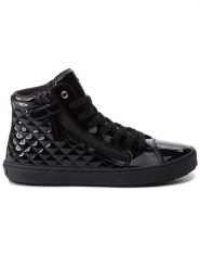 Geox Sneakersy J Kalispera G. D J944GD 000HH C9999 D Czarny. Czarne buty sportowe dziewczęce Geox, ze skóry, bez zapięcia. Za 209.99 zł.