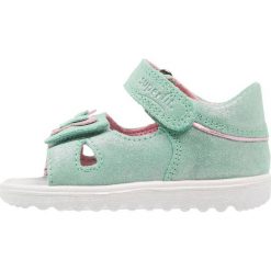 Superfit LETTIE Sandały mint. Zielone sandały dziewczęce Superfit, z materiału. Za 229.00 zł.