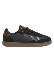Pepe Jeans FOOTWEAR Skórzane sneakersy "Ball" w kolorze czarnym rozmiar: 37. Czarne obuwie sportowe damskie Pepe Jeans FOOTWEAR, z jeansu, bez zapięcia. Za 161.73 zł.