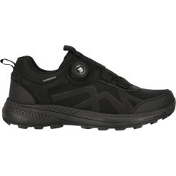 Buty do chodzenia Whistler Vitong Q-lock. Czarne obuwie trekkingowe damskie WHISTLER, z materiału, bez zapięcia. Za 355.50 zł.