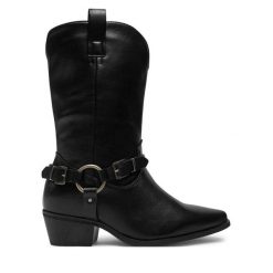 Kowbojki Call It Spring. Czarne botki damskie Call it Spring, bez obcasa, na płaskiej podeszwie, bez zapięcia. Za 369.99 zł.
