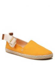 Jenny Fairy Espadryle WS21181-02 Pomarańczowy. Brązowe espadryle damskie Jenny Fairy, bez wzorów, z materiału, bez obcasa. Za 99.99 zł.