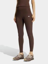 Adidas Legginsy sportowe w kolorze brązowym rozmiar: XS. Brązowe legginsy damskie Adidas, xs, bez wzorów, z materiału, outdoorowe. Za 149.95 zł.