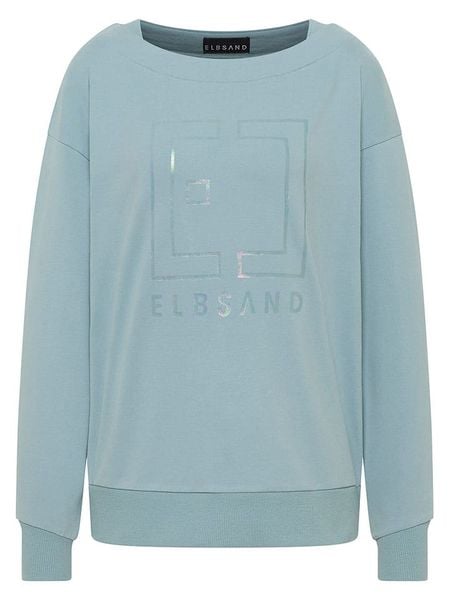 ELBSAND Bluza "Fenja" w kolorze błękitnym rozmiar: M. Niebieskie bluzy damskie ELBSAND, m, bez wzorów, bez kaptura. Za 162.87 zł.