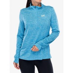 Bluza z zamkiem damska Under Armour UA Tech Twist 1/2 Zip. Niebieskie bluzy damskie Under Armour, bez wzorów, bez kaptura. Za 169.99 zł.