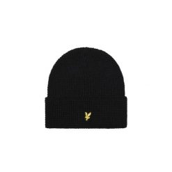 Czapka Lyle & Scott Waffle. Czarne czapki damskie LYLE AND SCOTT, na zimę, bez wzorów, z bawełny. Za 158.50 zł.