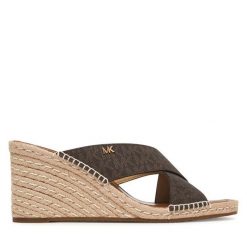 Espadryle MICHAEL Michael Kors. Brązowe espadryle damskie MICHAEL Michael Kors, bez wzorów, bez obcasa. Za 589.99 zł.