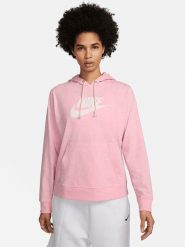 Nike Sportswear Bluza w kolorze jasnoróżowym rozmiar: M. Różowe bluzy damskie Nike Sportswear, m, bez wzorów, z bawełny, z kapturem. Za 162.49 zł.