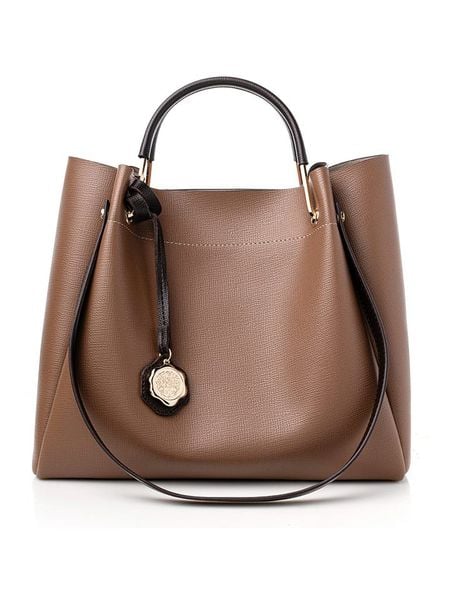 Vince Camuto Torebka "Sicilia" w kolorze brązowym - 32 x 28 x 14 cm rozmiar: onesize. Brązowe torebki klasyczne damskie Vince Camuto, z materiału, na ramię, bez dodatków. Za 165.99 zł.