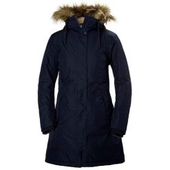 Parka damska Helly Hansen Mayen. Niebieskie parki damskie Helly Hansen, na zimę, bez kaptura. W wyprzedaży za 995.00 zł.