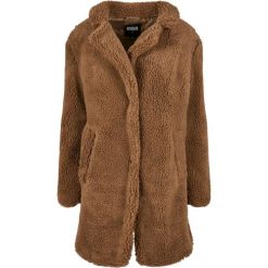 Kurtka damska Urban Classics oversized sherpa. Brązowe kurtki damskie Urban Classics, s, bez wzorów, z poliesteru, bez kaptura. Za 339.85 zł.