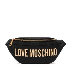 Nerka LOVE MOSCHINO. Czarne nerki i saszetki damskie Love Moschino, bez wzorów. Za 859.99 zł.