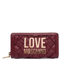 Portfel LOVE MOSCHINO. Czerwone portfele damskie Love Moschino, bez wzorów. Za 639.99 zł.