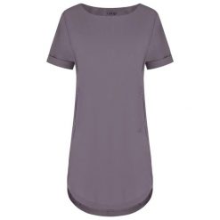 Sukienka damska Loap Ubakala w kolorze szarym. Fioletowe koszulki sportowe damskie LOOP, xs, bez wzorów, bez ramiączek, trekkingowe. Za 214.99 zł.
