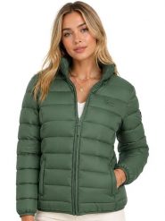 Geographical Norway Kurtka pikowana "Atichoko" w kolorze zielonym rozmiar: XXL. Zielone kurtki damskie Geographical Norway, xxl, bez wzorów, bez kaptura. Za 146.28 zł.