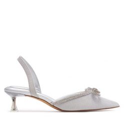 Sandały Aldo. Szare sandały damskie ALDO, bez wzorów, bez obcasa, na szpilce, bez zapięcia. Za 259.99 zł.