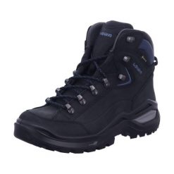 Buty trekkingowe damskie Lowa Renegade Evo Mid Gtx. Czarne obuwie trekkingowe damskie Lowa, z materiału, za kostkę, bez zapięcia. Za 978.70 zł.