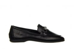 Mokasyny Bayla-161 158 2320 Black 161476, Czarny, Skóra naturalna - 36. Czarne mokasyny damskie Bayla, na lato, z materiału, bez obcasa. W wyprzedaży za 179.10 zł.