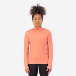 Bluza damska Rogelli Core. Brązowe bluzy damskie Rogelli, m, bez wzorów, z materiału, bez kaptura. Za 204.80 zł.