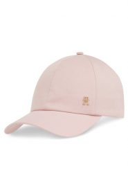 Tommy Hilfiger Czapka z daszkiem Elevated Chic Soft Cap AW0AW17138 Różowy. Czerwone czapki z daszkiem damskie Tommy Hilfiger, bez wzorów, z bawełny. Za 129.99 zł.