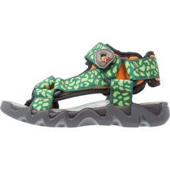 Lurchi OLLY Sandały trekkingowe green. Zielone sandały chłopięce Lurchi, z materiału, z otwartym noskiem. W wyprzedaży za 146.30 zł.