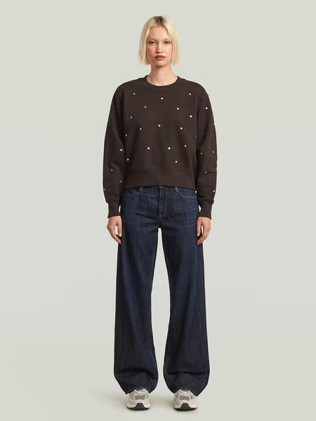 G-Star Bluza w kolorze brązowym rozmiar: XL. Brązowe bluzy damskie G-Star, xl, bez wzorów, z bawełny, bez kaptura. Za 214.95 zł.